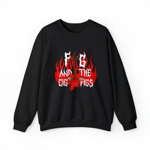 Fig and The Cig Figs Fig Faeth Gorgug Thistlespring Gortholax Dimension 20 Fantasy High Sophomore Year Crewneck Sweatshirt