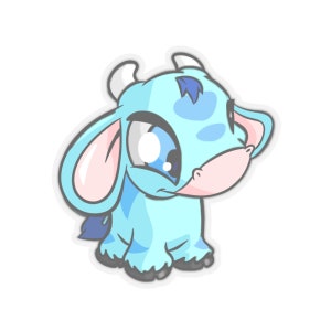 Baby Kau Fairy Paintbrush Plush Faerie Neopets 90s 2000s Nostalgia Sticker