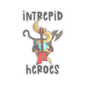 Intrepid Heroes Unsleeping City Neverafter A Crown Of Candy Fantasy High Sophomore Junior Year Brennan Lee Mulligan Dimension 20 Sticker
