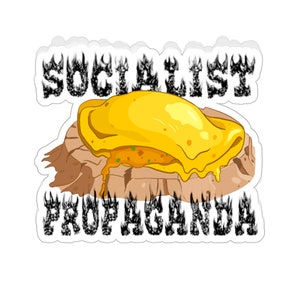Socialist Propaganda Giant Omelette Neopets Sticker