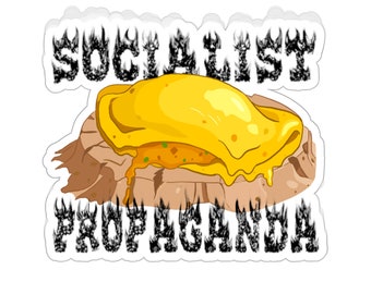 Socialist Propaganda Giant Omelette Neopets Sticker