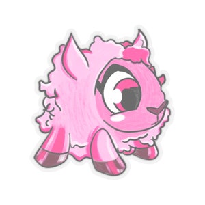 Neopets Babaa Pink Polkadot Crayon Fairy Paint Brush Y2K Millenial Nostalgia