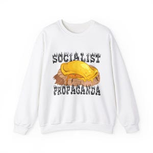 Socialist Propaganda Neopets Y2K 90s Kids Nostalgia Crewneck Sweatshirt