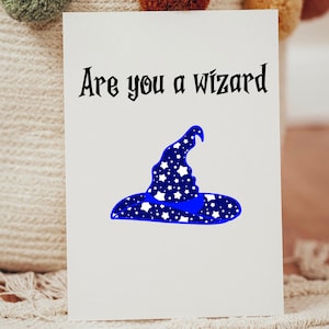 Dnd Pickup Lines Are You A Wizard Because You Have Cast A Spell On Me Valentine's Day Card