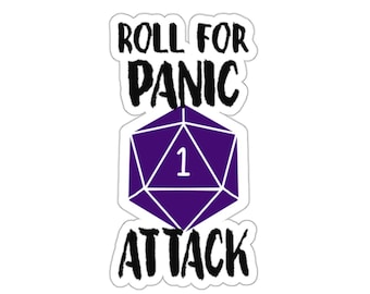 Rolle für Panic Attack Adaine Abernant Fantasy High Dimension 20 Sticker