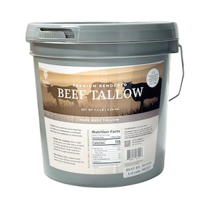 Herd Tallow Grass-Fed Beef Tallow, 7.2 lbs, Gluten-Free, Ketogenic