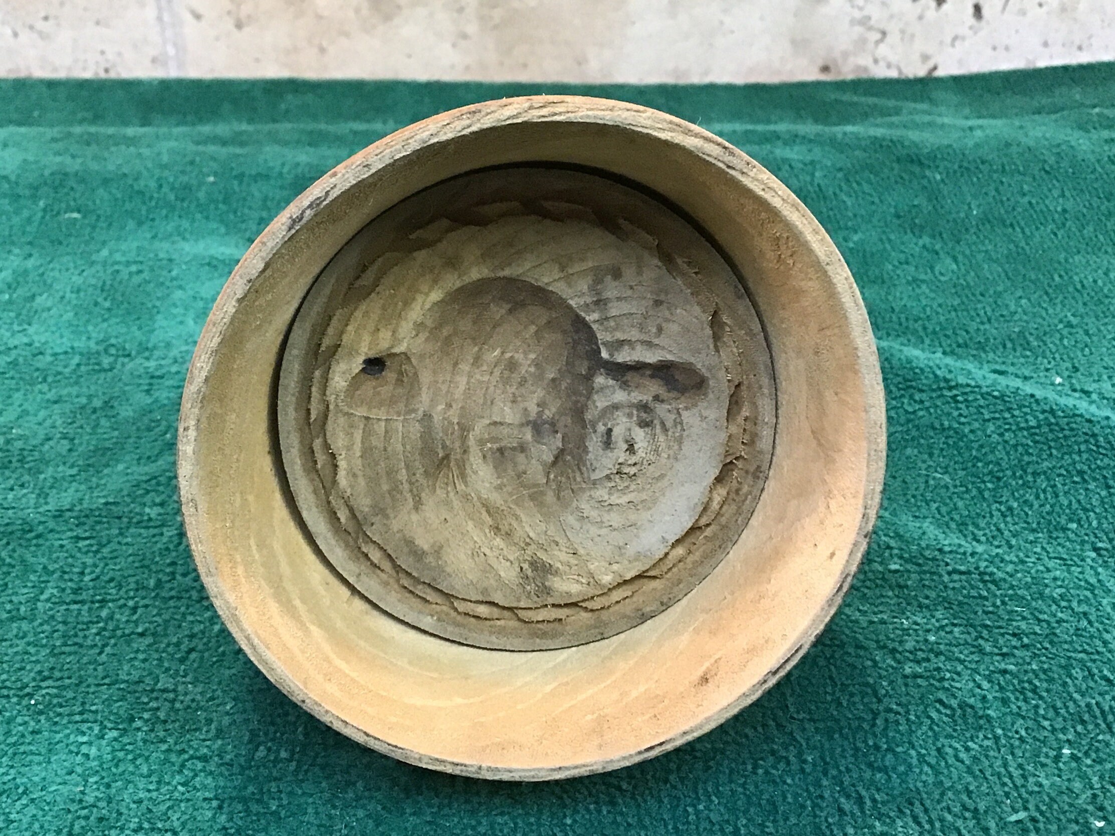 Antique Wooden Butter Mold Etsy