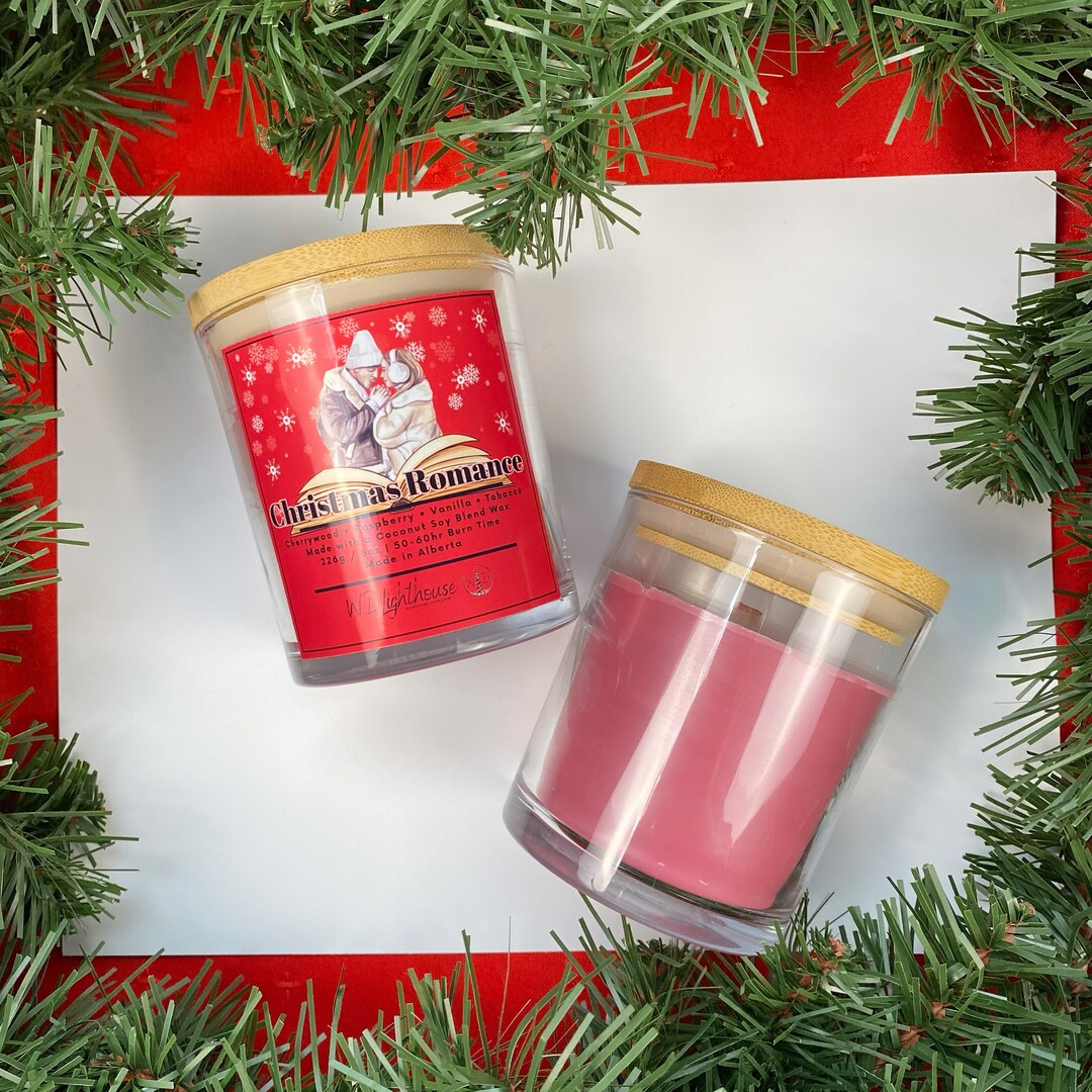 Christmas Romance Holiday Collection Candles for Book Lovers Etsy