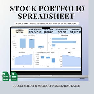 Stock portfolio tracker spreadsheet