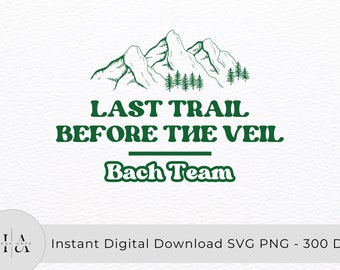Camp Bachelorette SVG & PNG Graphics for DIY Projects - Downloadable Bach Team Bride Vector Art for Personal and Commercial Use