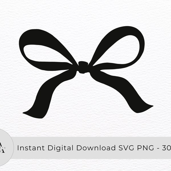 Bows Svg - Decorative Bow Graphic, Digital SVG & PNG Files, Downloadable Coquette Vector for Personal and Commercial Use