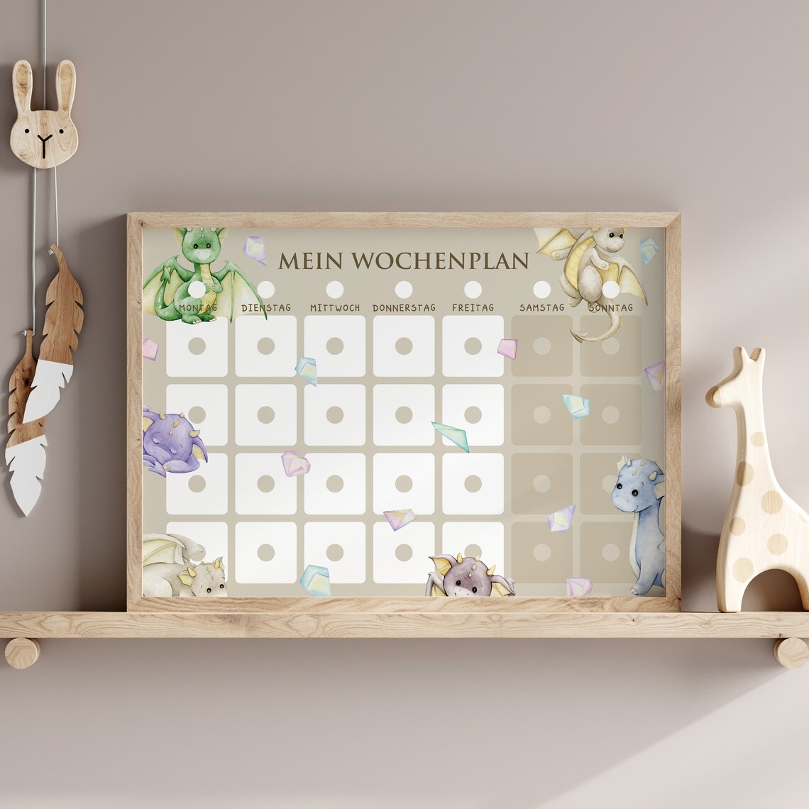 Kinder Wochenplan PDF: Montessori Routineplan Mit 150 Aktivitätskarten