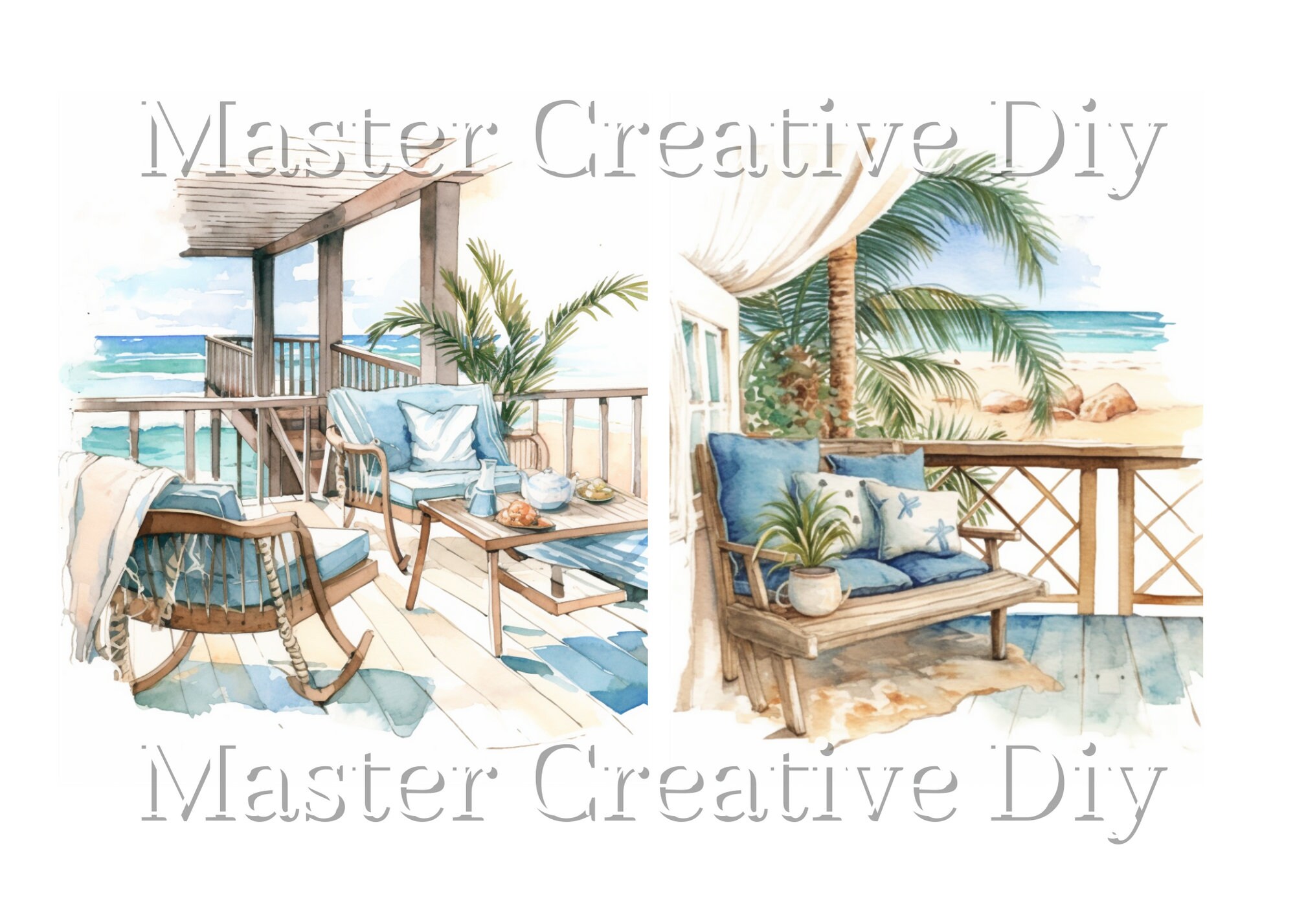 50 Beach House Coloring Book Adults Coloring Pages Instant - Etsy