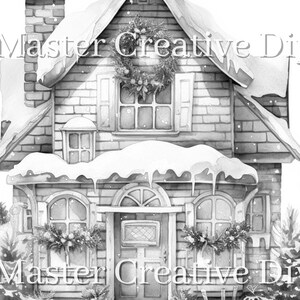 Free Printable Coloring Sheet Christmas Cottage Free Printable Coloring Sheet Christmas Cottage