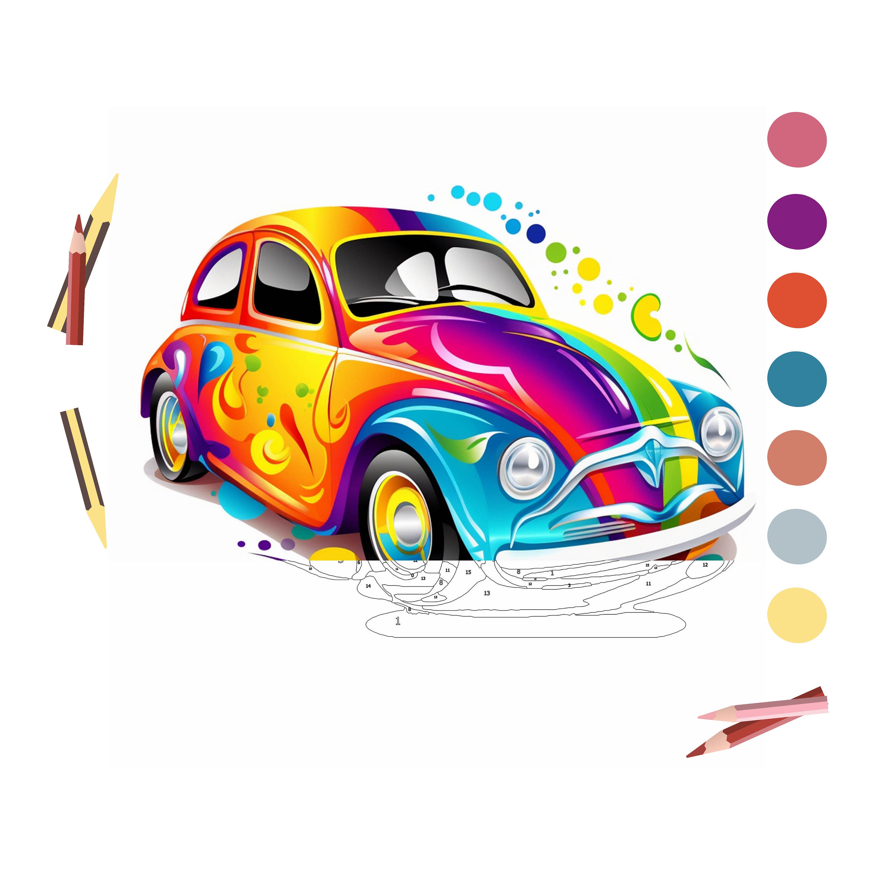 YEESAM ART Peinture par numéros pour adultes et enfants – Peinture à l'huile – Décoration de Noël sous la pluie – 16 x 20 pouces – Peinture à l'huile – Cadeau de YEESAM ART Peinture par numéros pour adultes et enfants – Peinture à l'huile – Décoration de Noël sous la pluie – 16 x 20 pouces – Peinture à l'huile – Cadeau de