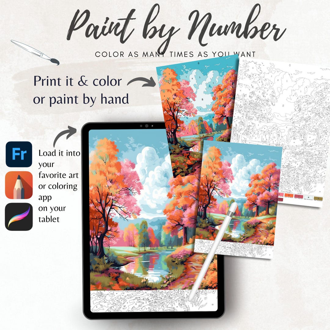 Opalberry Malen Nach Zahlen Für Erwachsene – Leinwand 40,6x50,8 Cm, Inkl. Pinsel & Farben
