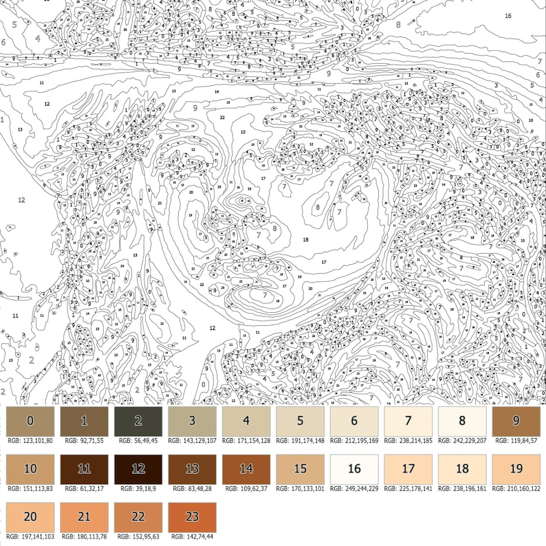 Color by Number Printable paint - Il 794xN.5754291159 J5tt 