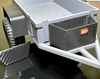 1:18 Scale Utility Tool Box for TRX4M Or Other Scale Models, Crawler Accessories