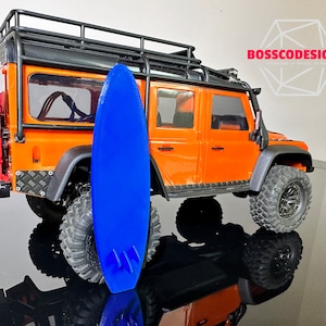 Surfplank op schaal 1:18 voor TRX4M of andere schaalmodellen, RC-crawleraccessoires, poppenhuis