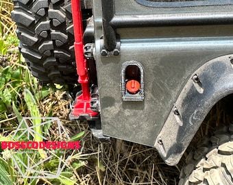 Realistic Gas Cap for TRX4 or Any 1:10 Scale RC Vehicle Two Tone