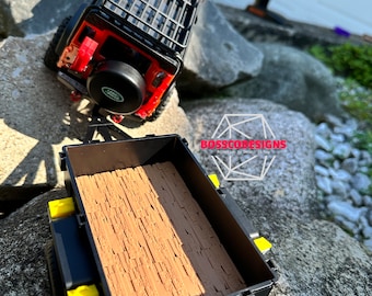 Wooden Floorboard For Traxxas TRX4M Utility Trailer, Crawler Accessories, TRX4M Utility Trailer Upgrade