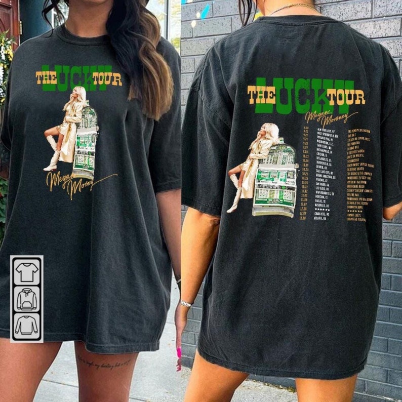 Retro Megan Moroney Tour T-shirt the Lucky Tour 2023 - Etsy