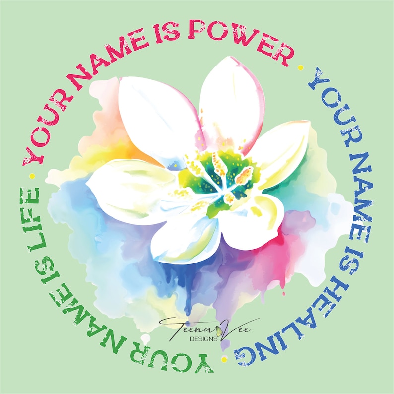 Your Name is Power Your Name is Healing Your Name is Life - Etsy