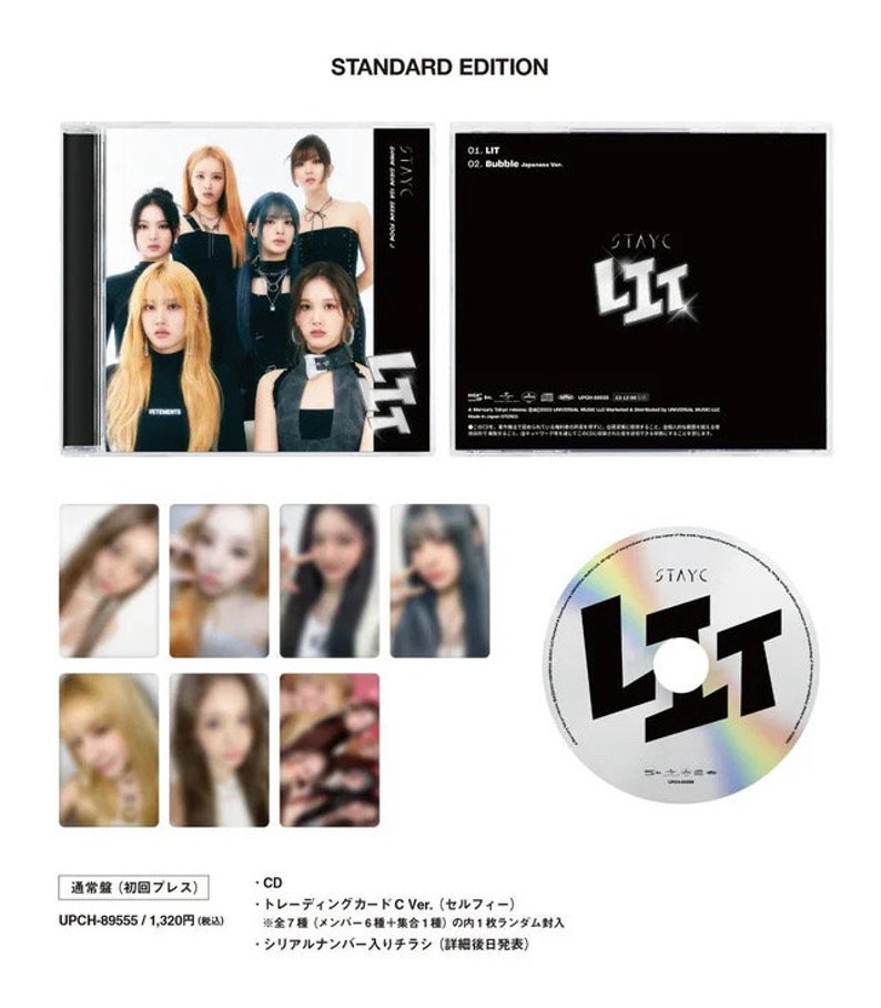 STAYC LIT Album Kpop Single Jpop EP japan Import - Etsy