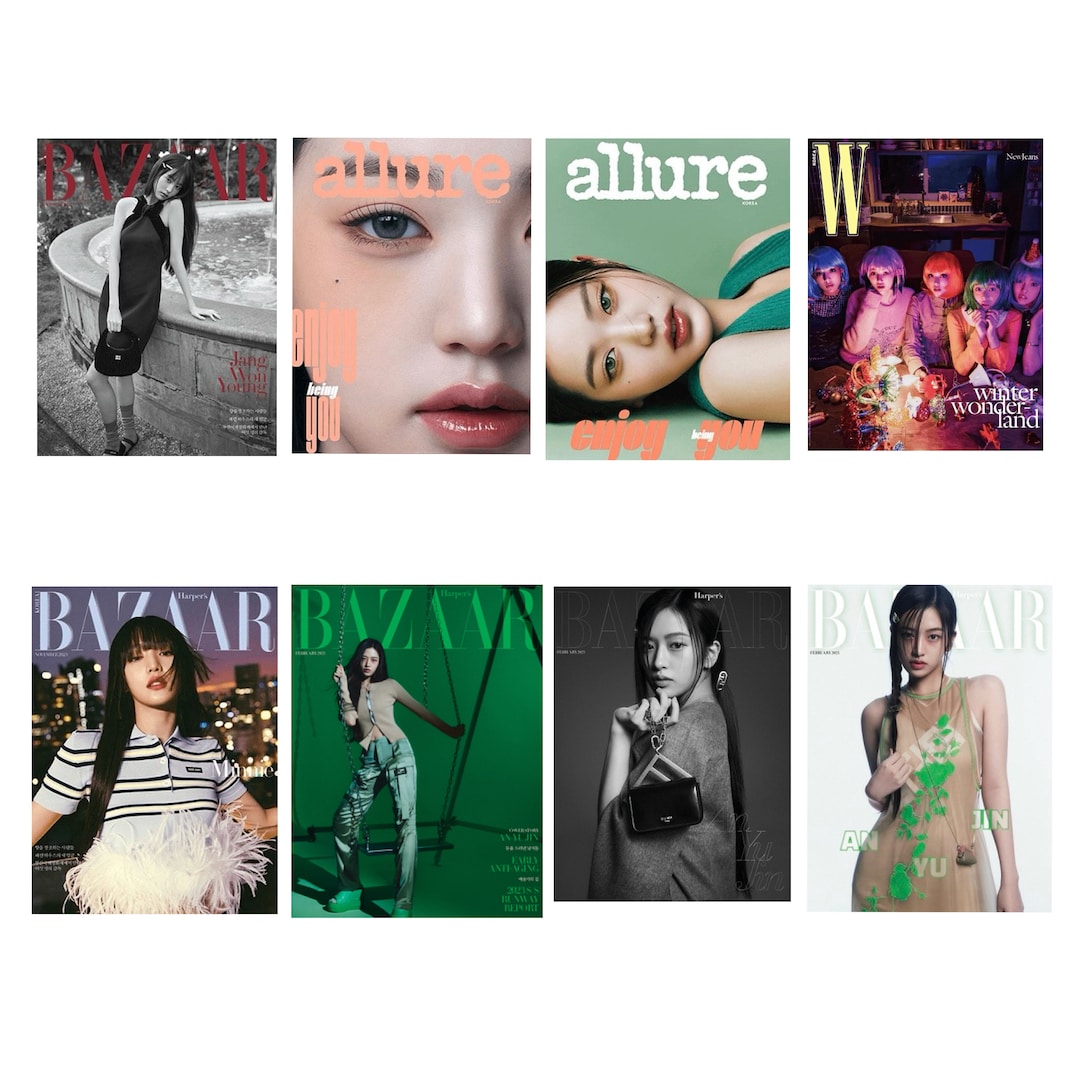 Kpop Magazine Issues Magazine Kpop Cover Newjeans, GIDLE Minnie, Ive