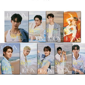ZEROBASEONE Magazine D-Icon Issue N15 : The beach boy ZB1 (Member Ver.) + Inclusions Kpop