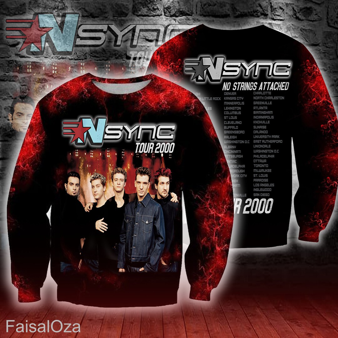 Vintage NSYNC 1999 Tour Tee Shirt Nsync Comfort Color Etsy