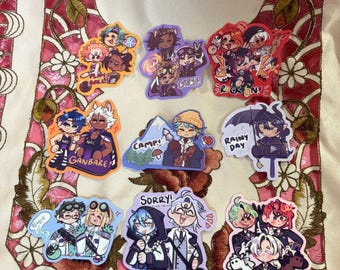 Twisted Wonderland Club Stickers
