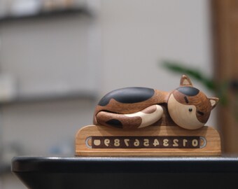 Targa di parcheggio per auto in legno