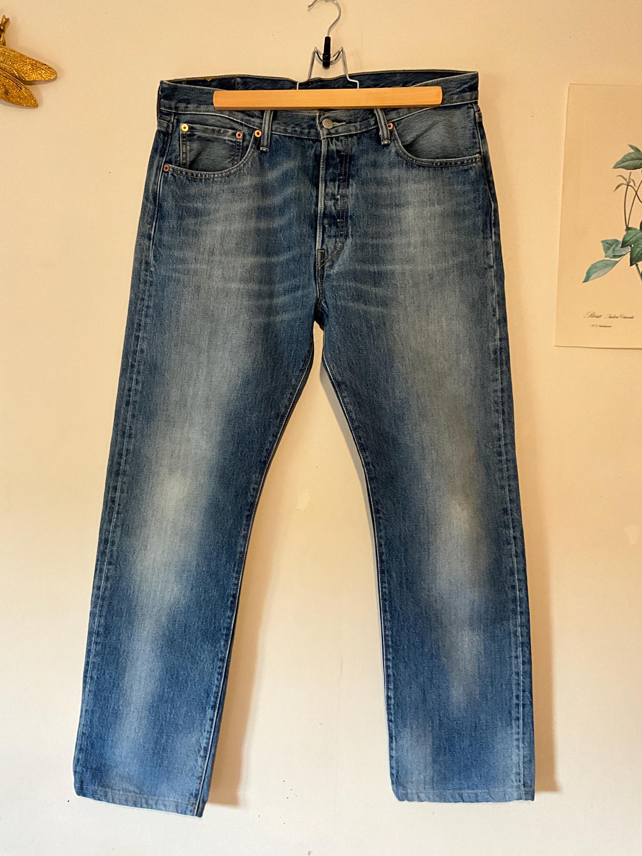 Vintage Levi's 501 W34 L34 Jeans 90s, Made in Poland, Medium Blue Denim - Etsy Vintage Levi's 501 W34 L34 Jeans 90s, Made in Poland, Medium Blue Denim - Etsy