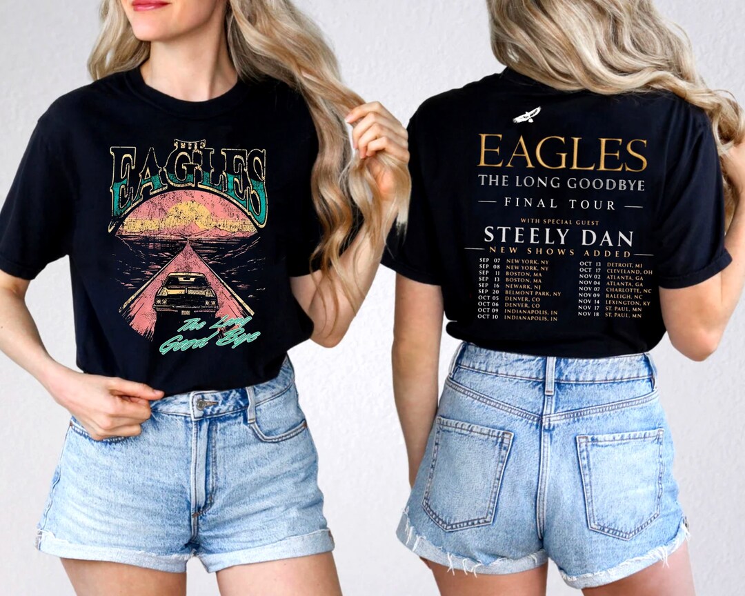 Eagles Band Shirt Eagles the Long Goodbye Shirt Eagles Tour Etsy