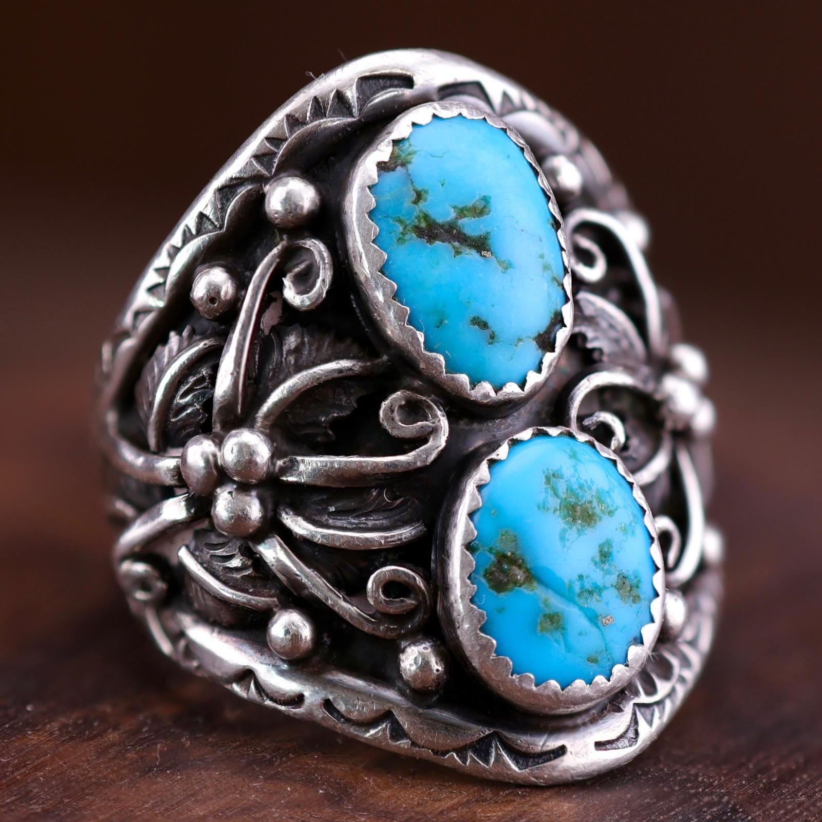 Vintage Navajo Ring - Etsy