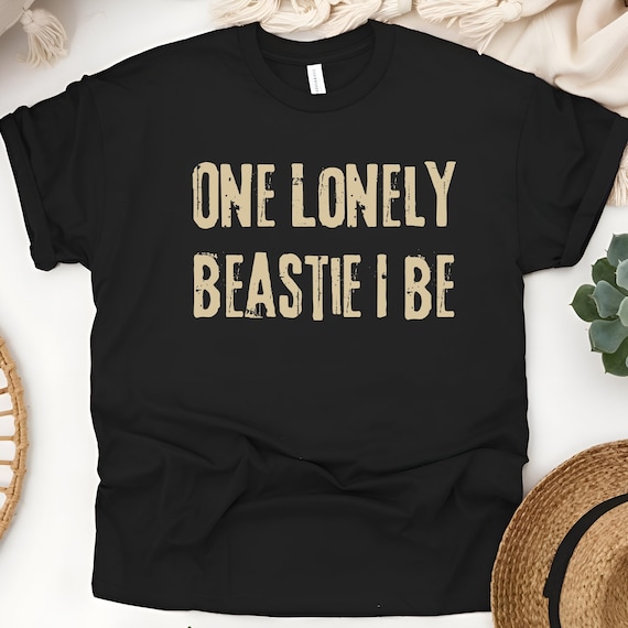 One Lonely Beastie I Be Hip Hop T-Shirt unisex. Shirt for Music Lovers, Band Shirt, Gift For Musician, Music Quote Shirt, Music tee