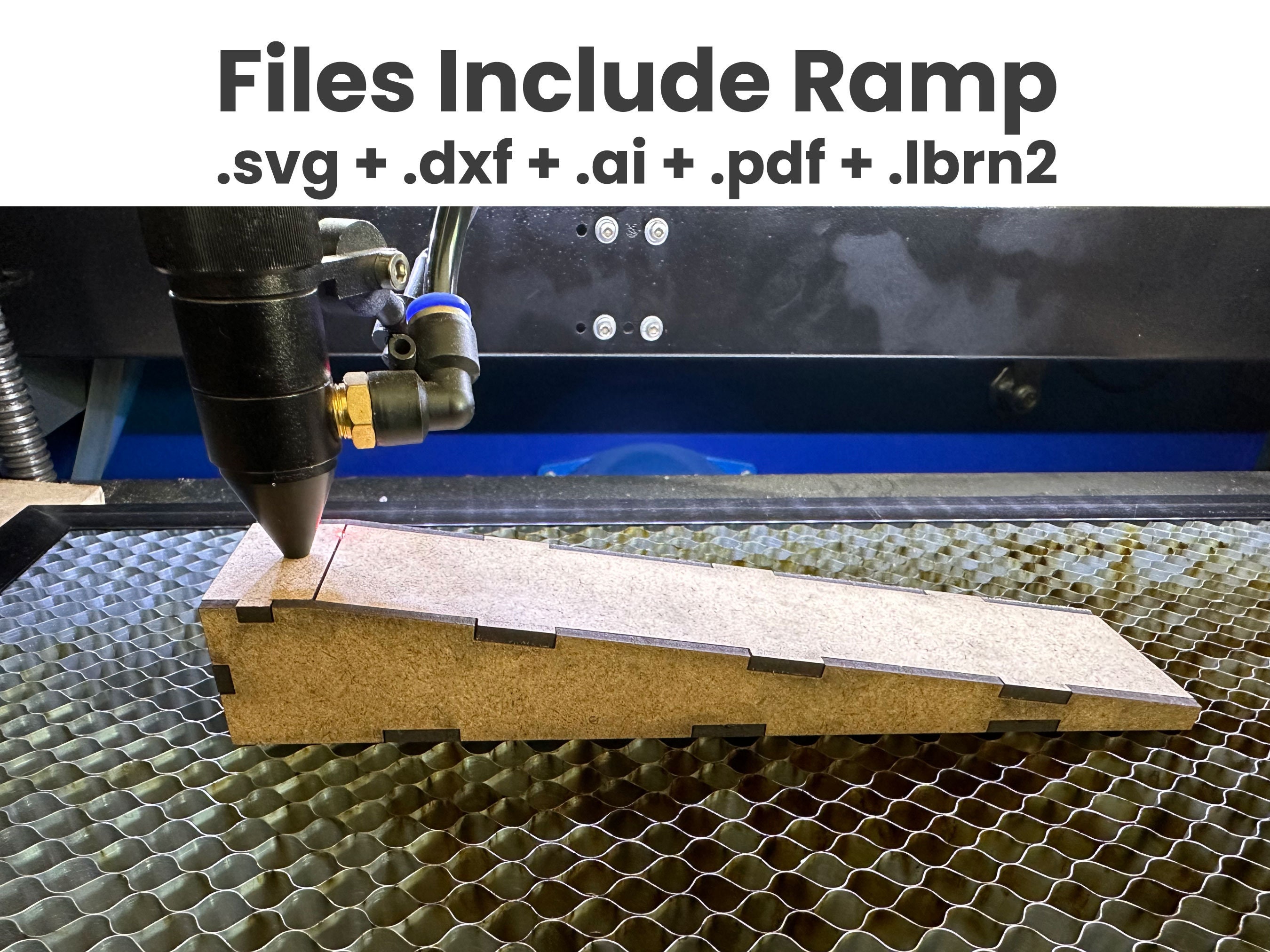Laser Ramp Test + Rulers Files, Laser Focus Test, Laser Focal Gauge ...