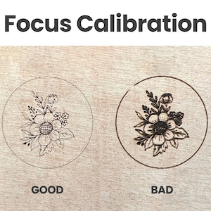 Paquete de calibración láser, archivos de prueba de láser Lightburn, tarjetas de prueba de materiales de corte y grabado con láser de diodo CO2, prueba de calibración imagen 3