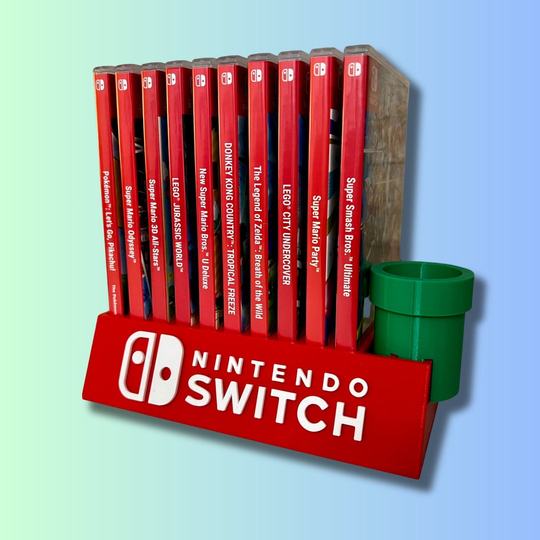 Nintendo Switch Game Case Holder / Stand Stylish Game Organizer for up ...