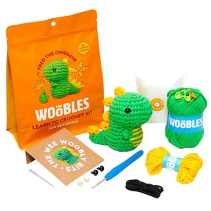 Kit de crochet animaux par Woobles Dinosaur