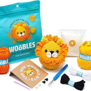 Kit de crochet animaux par Woobles Lion