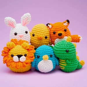Kit de crochet animaux par Woobles Group of 6 (15% Off)
