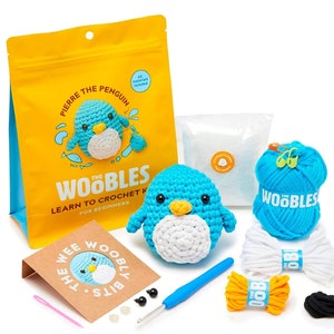 Kit de crochet animaux par Woobles Penguin