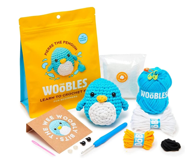 Kit de crochet animaux par Woobles Penguin