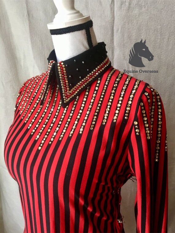 Chemise Style Western Pour Concours équestre (Showmanship/Horsemanship