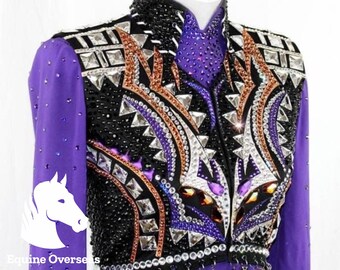 Ensemble Boléro Western – Pierres Brillantes – Showmanship – Fusion Enterprises – Inde