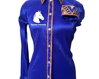Chemise Western Showmanship Horsemanship Pleasure - à personnaliser dans toutes les couleurs disponibles - France