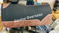 Wool Felt Saddle Pad with Hand-Carved Leather product logo