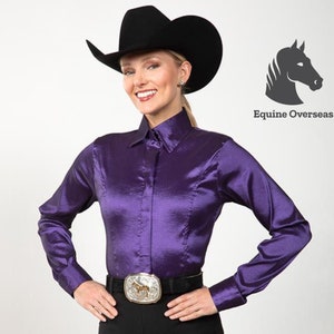 Chemise Western Fuchsia Avec Zip Caché & Set De Pads - Taille 3X - Neuf